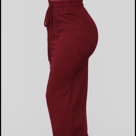 A Beautiful Night Skirt Set - Burgundy - Picture 7 of 8
